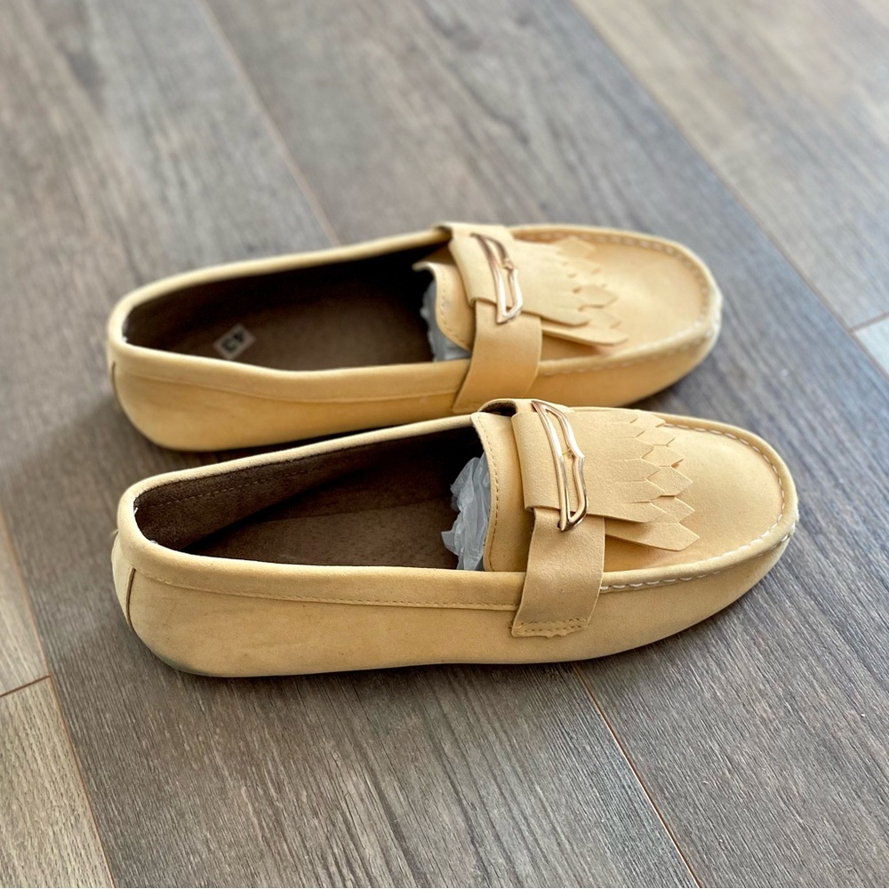 YELLOW LOAFERS FLATS SLIPON SHOES - Picture 9 of 11